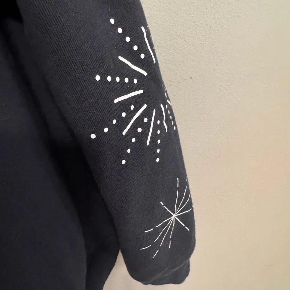 Disneyland 100 Zip Up Hoodie Black size 1X - Picture 4 of 10